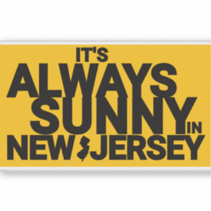 ADESIVO ESTÁ SEMPRE SOL EM NEW JERSEY
