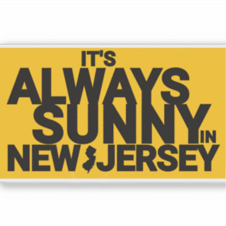 ADESIVO ESTÁ SEMPRE SOL EM NEW JERSEY