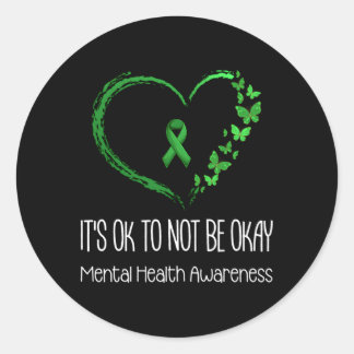 Adesivo Está Tudo Bem Não Estar Bem, Tal Saúde Consciencio