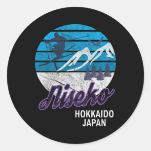 Adesivo Estação de Esqui Niseko Hokkaido Ilha Japão Snowbo