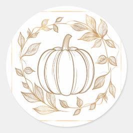 Adesivo Estação de Pumpkin: Queda