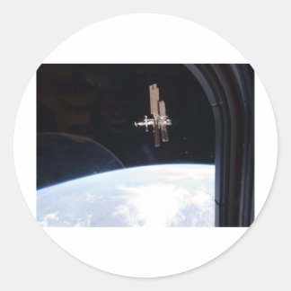 Adesivo Estação Espacial Internacional — Vista de Atlantis
