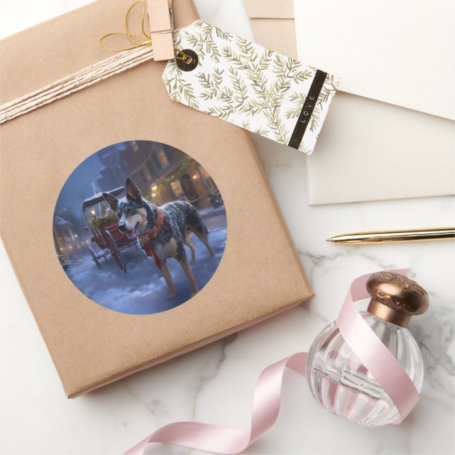 Adesivo Estação Festiva de Natal Australiana (Presentear)