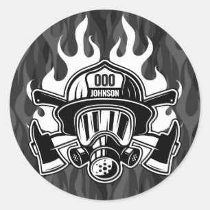 Adesivo Estação Personalizada de Bombeiros de Emergênci