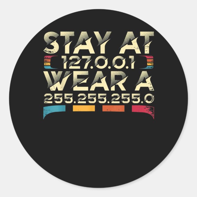 Adesivo Estada Engraçada Do Engenheiro De Codificação Às 1 (Frente)