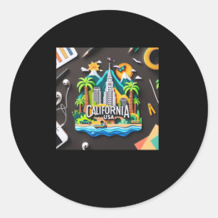 Adesivo Estado Da Califórnia No Sticker Dos Eua