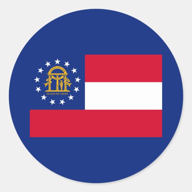 Adesivo Estado da Geórgia - Design (Frente)