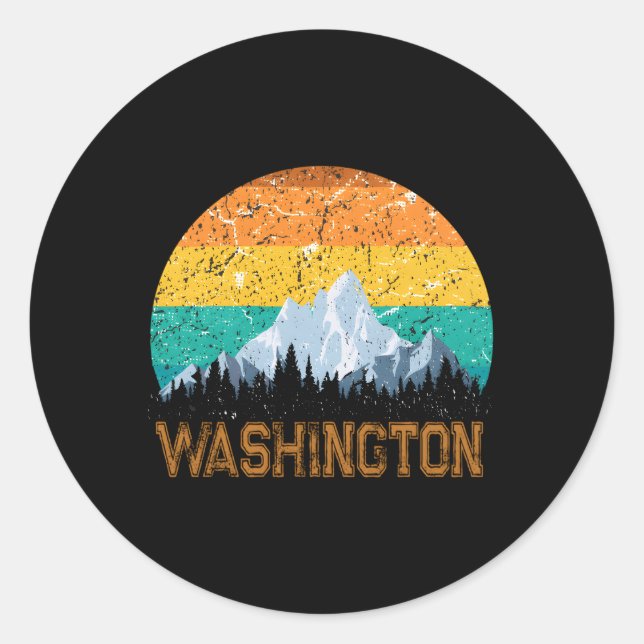 Adesivo Estado de Amor do Washington Wa (Frente)