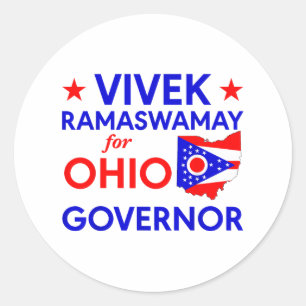 Adesivo Estado De Excelência Vivek Ramaswamy Para O Gover