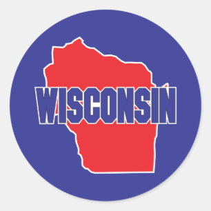 Adesivo Estado de Wisconsin