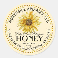 Estado Denominação Raw Honey Vintage Sunflower Yel