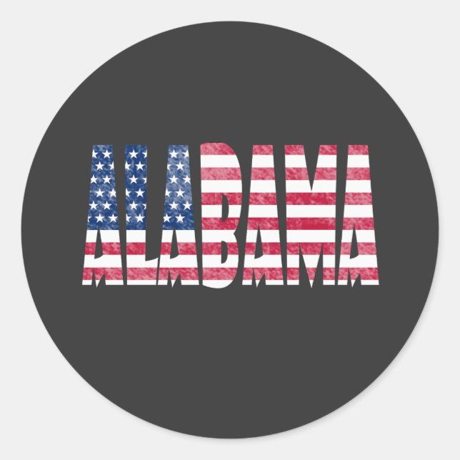 Adesivo estado do Alabama  (Frente)