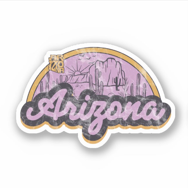 Adesivo Estado do Arizona (Frente)