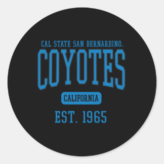 Adesivo Estado do Cal San Bernardino Csusb Coyotes Data Fi