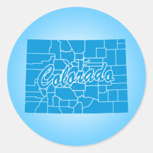 Adesivo Estado do Colorado