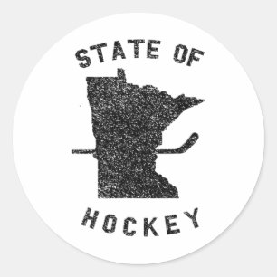 Adesivo Estado Do Hockey Minnesota