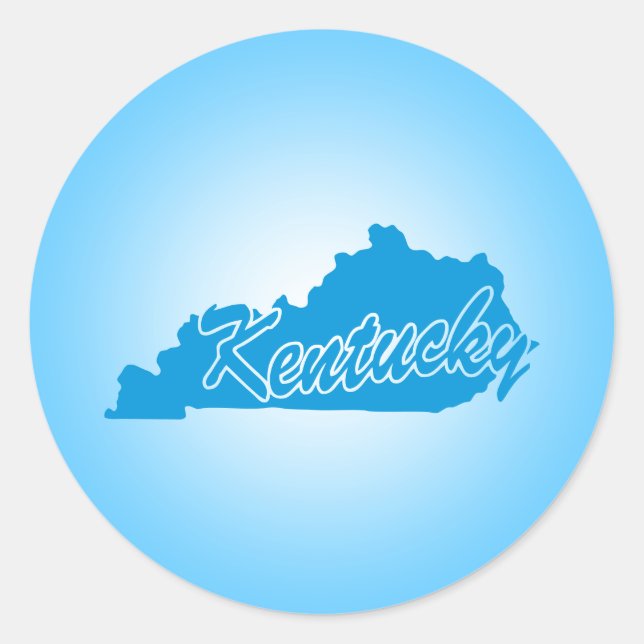 Adesivo Estado do Kentucky (Frente)