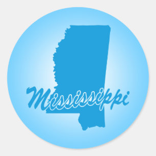 Adesivo Estado do Mississippi