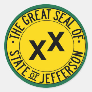 Adesivo Estado do selo de Jefferson