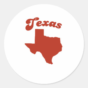 Adesivo Estado do vermelho de TEXAS