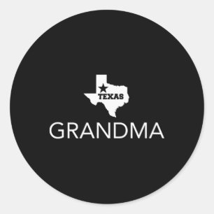 Adesivo Estado Familiar Do Texas: Vovó Orgulhosa Do Texas