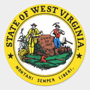 Adesivo Estado seal.jpg de West Virginia