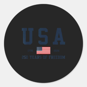 Adesivo Estados Unidos 250 anos de liberdade 1776 2026 ani
