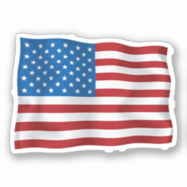 Adesivo Estados Unidos da América Flag Vinyl Sticker