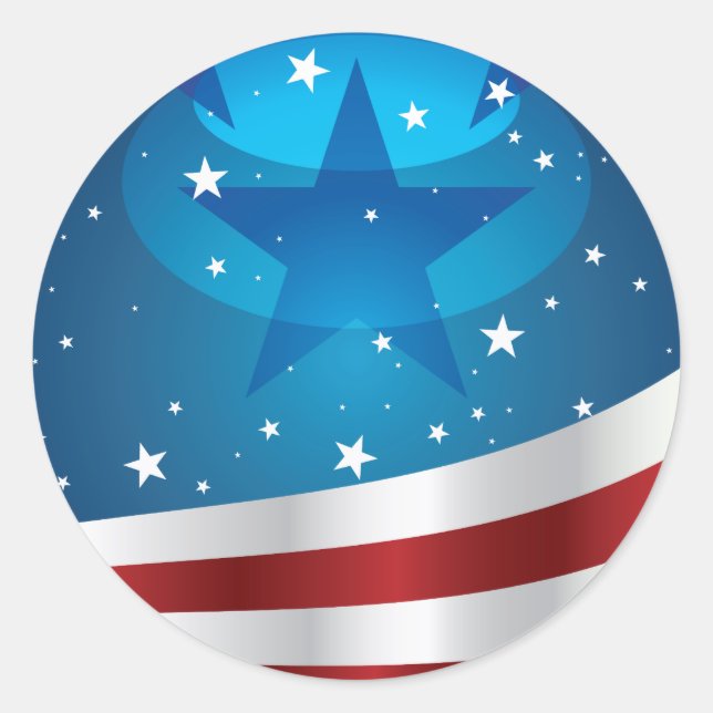 Adesivo Estados Unidos Patriot Stickers (Frente)