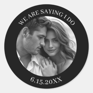 Adesivo Estamos dizendo que eu faço   Casamento Salvar a D