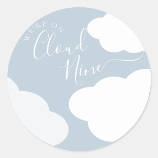 Adesivo Estamos no Cloud Nine Round Sticker