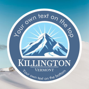 Adesivo Estância de esqui Killington Vermont