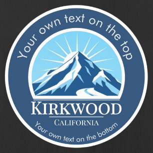 Adesivo Estância de esqui Kirkwood Califórnia