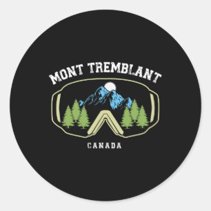 Adesivo Estância de esqui Mont Tremblant Canadá Quebec Esq