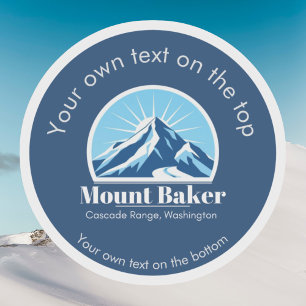 Adesivo Estância de esqui Mount Baker Cascade Washington 