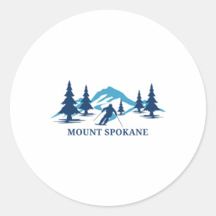 Adesivo Estância de esqui Mount Spokane Washington Esqui E