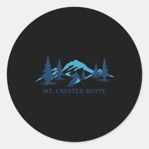 Adesivo Estância de esqui Mt. Crested Butte Colorado Esqui
