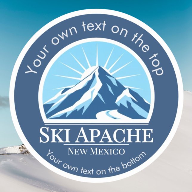 Adesivo Estância de esqui Ski Apache Novo México (Criador carregado)