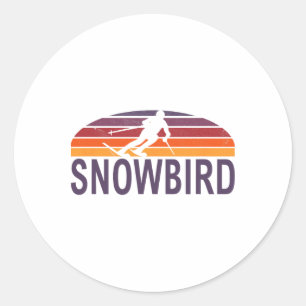 Adesivo Estância de esqui Snowbird Utah EUA Snowboard
