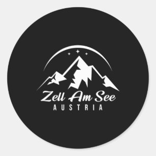 Adesivo Estância de Esqui Zell Am See Áustria Esqui Snowbo