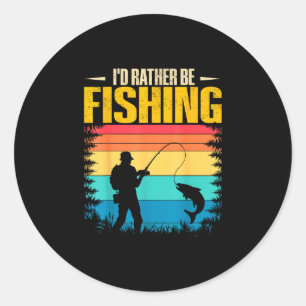 Adesivo Estar pescando gráfico engraçado de pesca para hom