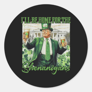 Adesivo Estarei Em Casa Para Shenanigans Trump Ruas Engraç