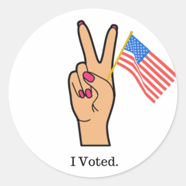 Adesivo Estas Unhas Votadas (Frente)