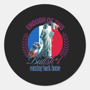 Adesivo Estátua Da Liberdade - Chega De Este Touro Chegand
