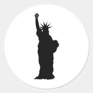 Adesivo Estátua Da Liberdade Resiste Ao Racismo E Ao Ódio