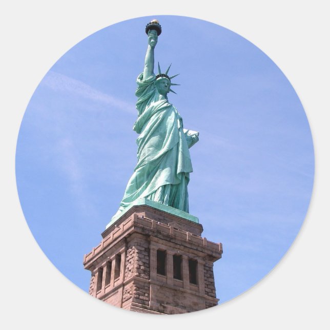 Adesivo Estátua da Liberdade - Vinheta Lateral (Frente)
