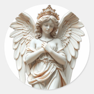 Adesivo Estátua de Anjo Clássico em Pastel