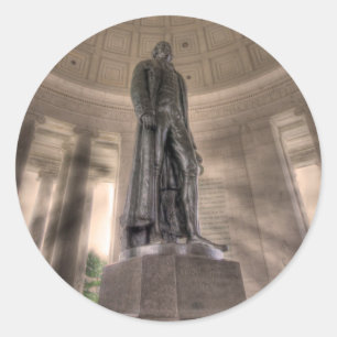 Adesivo Estátua de bronze memorável de Thomas Jefferson