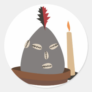 Adesivo Estátua de Elegua