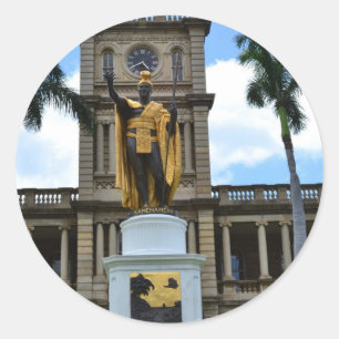 Adesivo estátua do kamehameha do rei